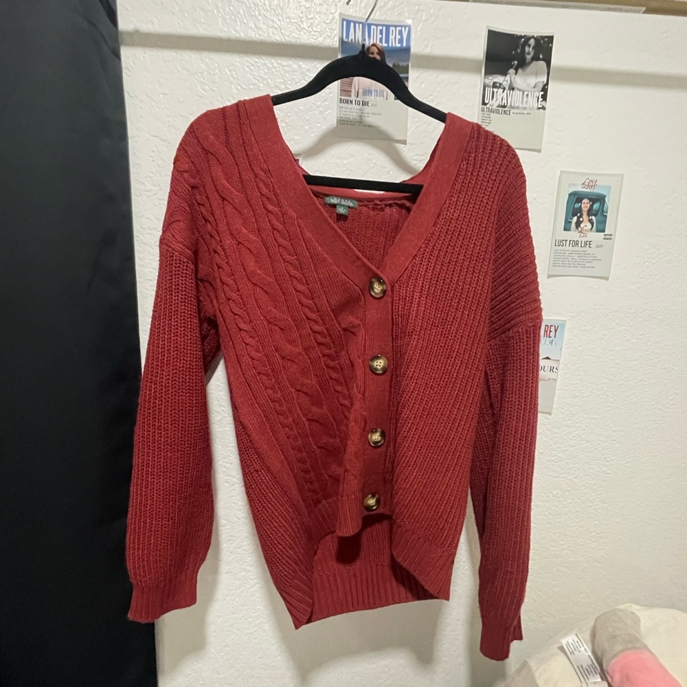 Red Cardigan